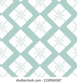 Celebration seamless pattern with cute gift boxes. Creative seasonal background. 