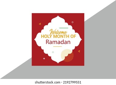 Celebration Social Media Post for Ramadan Kareem