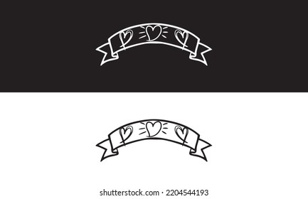 Celebration strip hand drawn vector icon. Modern vector icon design template