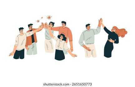 Celebration of Togetherness and Achievement, bringing people together to honor success