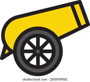celebration vector colour line  icon