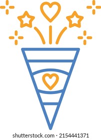 Celebration vector icon. Can be used for printing, mobile and web applications.