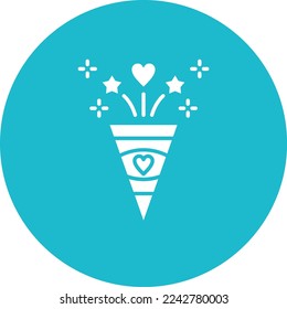 Celebration vector icon. Can be used for printing, mobile and web applications.