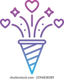 Celebration vector icon. Can be used for printing, mobile and web applications.