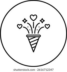 Celebration vector icon. Can be used for printing, mobile and web applications.