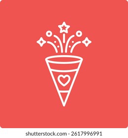 Celebration vector icon. Can be used for printing, mobile and web applications.