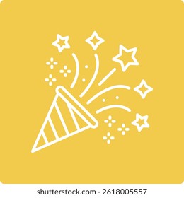 Celebration vector icon. Can be used for printing, mobile and web applications.