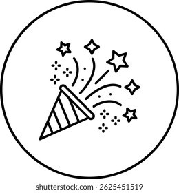 Celebration vector icon. Can be used for printing, mobile and web applications.
