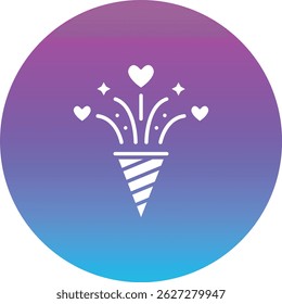 Celebration vector icon. Can be used for printing, mobile and web applications.