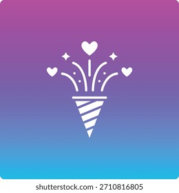 Celebration vector icon. Can be used for printing, mobile and web applications.