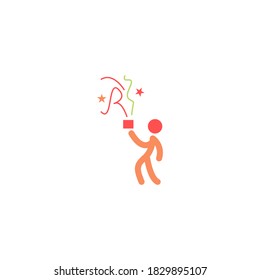 celebration vector icon design template