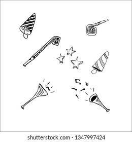 celebration vector sketch