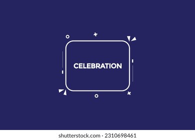 vectores de celebración, signo, nivel de celebración del discurso de burbuja
