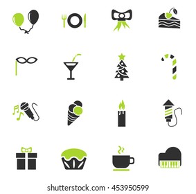 celebration web icons for user interface design