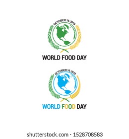 CELEBRATION WORLD FOOD DAY LOGO VECTOR