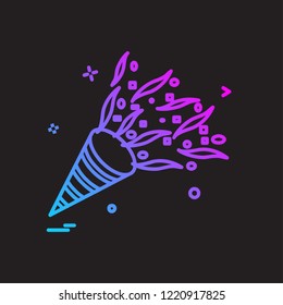Celebrations icon design vector