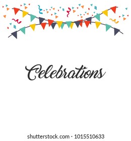 Celebrations Vector Template Design