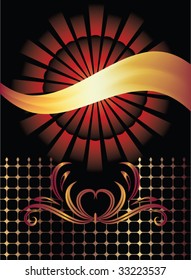 Celebratory abstract background