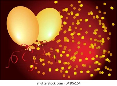 Celebratory abstract background