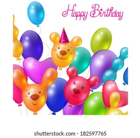 Celebratory background, greeting card template, birthday