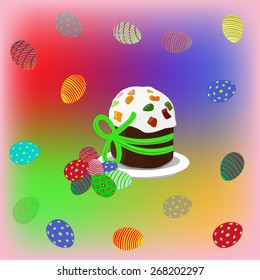 Celebratory cake for Easter
