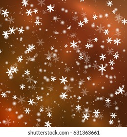 Celebratory elegant abstract background with bokeh lights and flowers