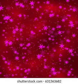 Celebratory elegant abstract background with bokeh lights and flowers