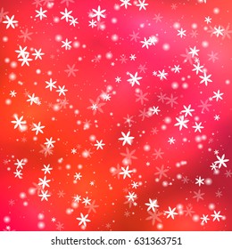 Celebratory elegant abstract background with bokeh lights and flowers