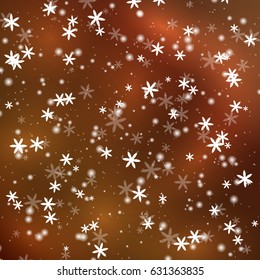 Celebratory elegant abstract background with bokeh lights and flowers