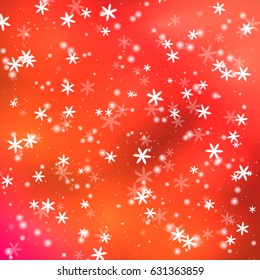 Celebratory elegant abstract background with bokeh lights and flowers