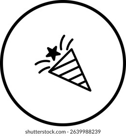 Celebratory Icon: A Simple and Elegant Design for Festive Events and Occasions