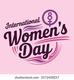 Celebratory International Women's Day Graphic