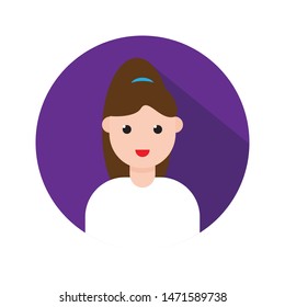 celebrity glyph flat vector icon