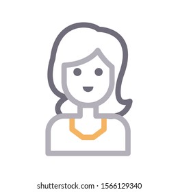 celebrity vector colour line icon 