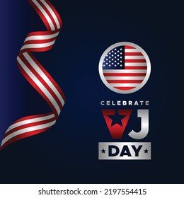 Celebtrate VJ Day Vector Image