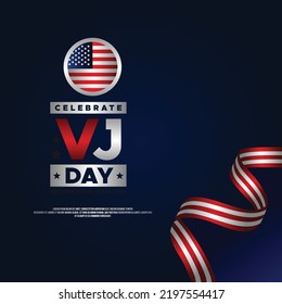 Celebtrate VJ Day Vector Image