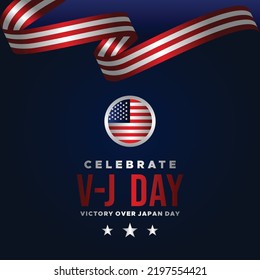 Celebtrate VJ Day Vector Image