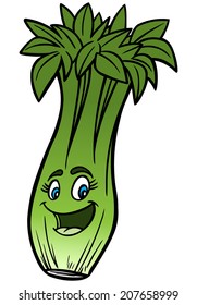 Celery Cartoon