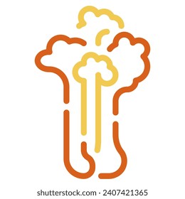 Celery icon illustration for uiux, web, app, infographic, etc