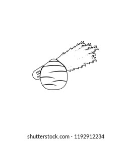 celery icon in outline style. One of roots collection icon can be used for UI, UX