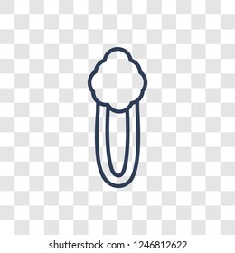 Celery icon. Trendy linear Celery logo concept on transparent background from Fruits and vegetables collection