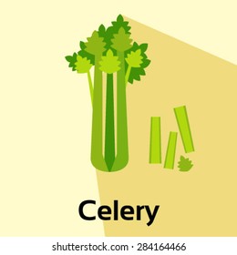 Celery Vector Icon