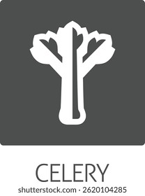 Alce vegetal comida ícone estilizado conceito. Possivelmente um ícone para o alérgeno ou alergia.