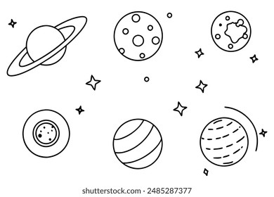 Celestial Bodies Line Art Inspiration and Ideas