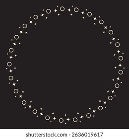 Celestial Circle of Stars and Circles