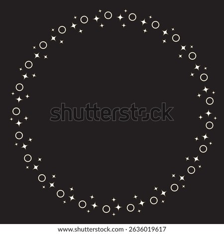 Celestial Circle of Stars and Circles