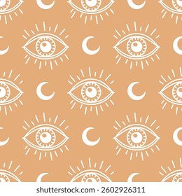 Celestial eye vector pattern design