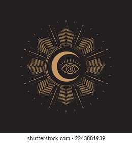 Celestial Magic Mystical and Esoteric Illustration