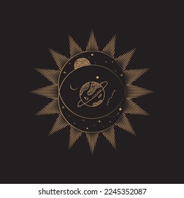Celestial Magic Mystical and Esoteric Illustration