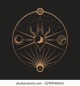 Celestial Magic Mystical and Esoteric Illustration